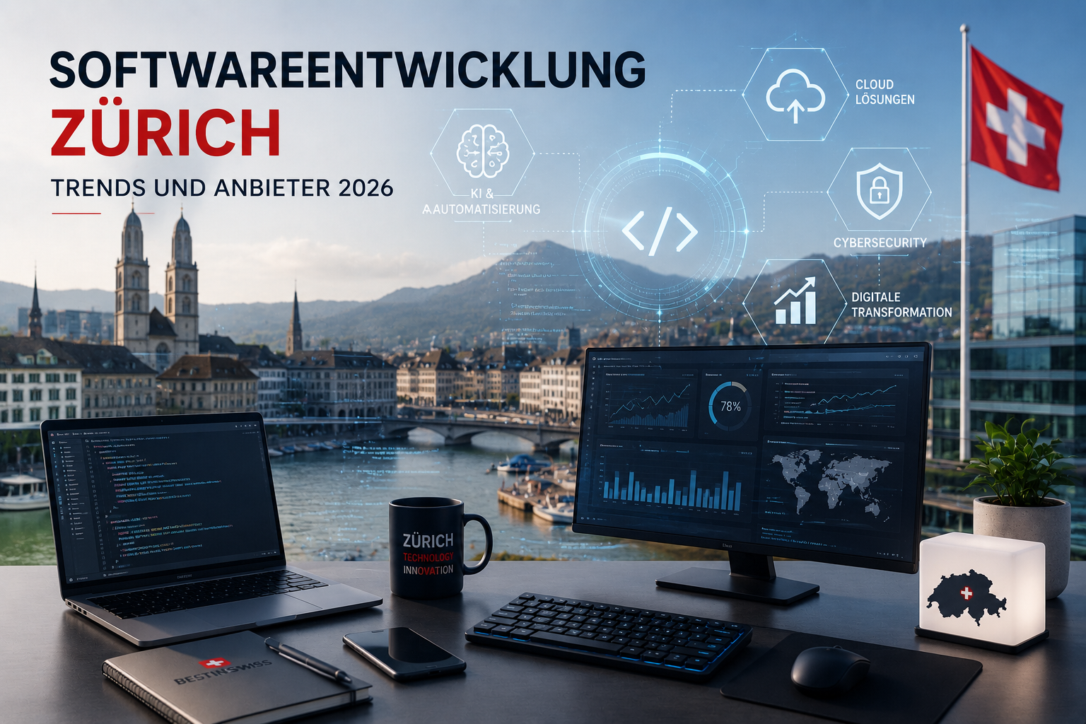 Softwareentwicklung Zürich 2026 – Trends, Digitalisierung und IT-Unternehmen